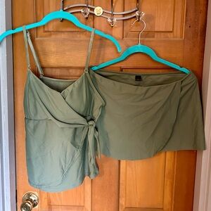 Army green Tankini sz. M